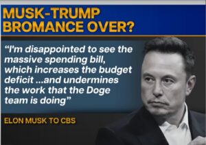 Musk-trump Bromance over